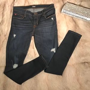 NWOT Hudson “Krista” Super Skinny Distressed Jeans